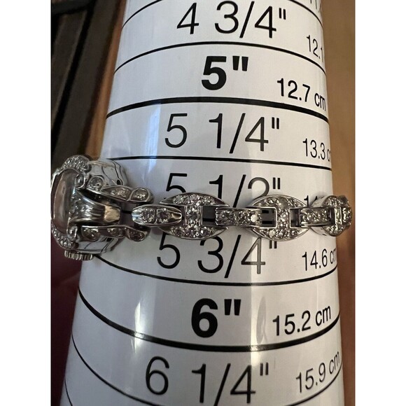 Art Deco Platinum and Diamond watch women’s with Appraisal Paperwork Working main image 7